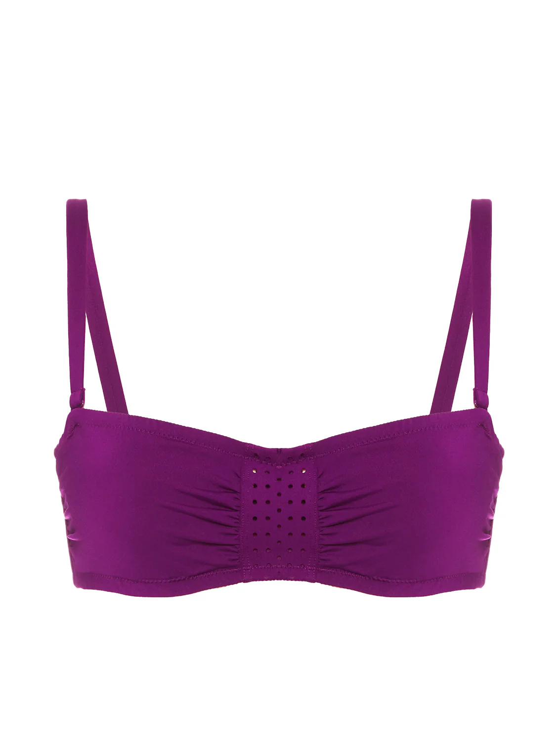Haut de maillot de bain bandeau mousse avec armatures - Mûre - Image 4