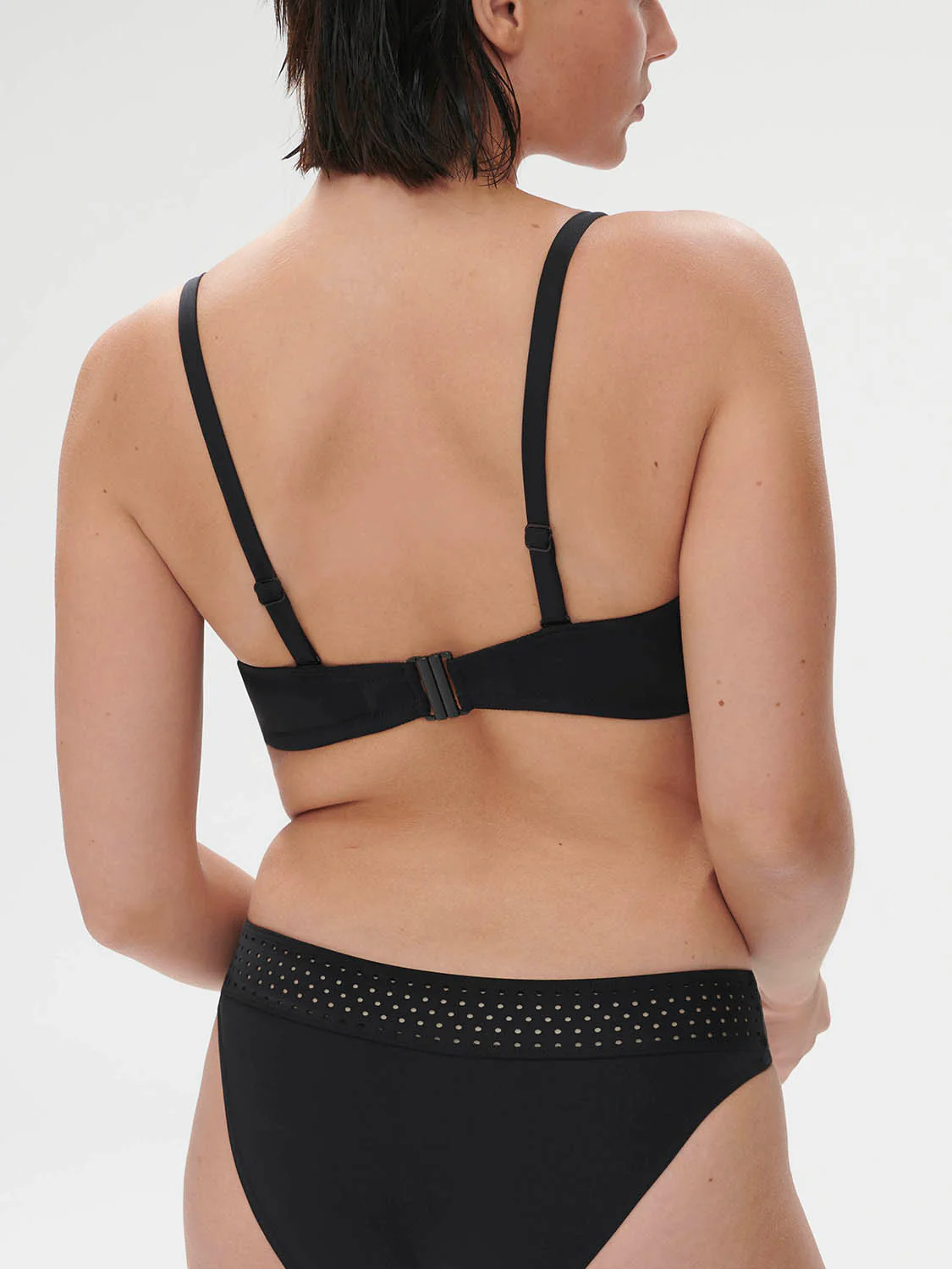 Haut de maillot de bain bandeau mousse avec armatures - Noir - Image 4