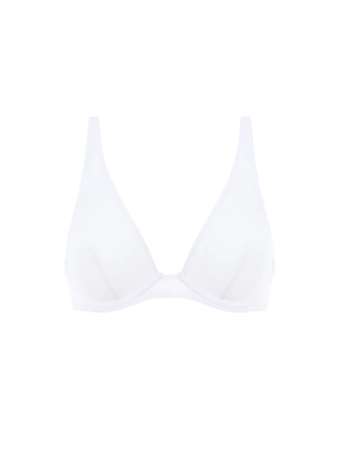Haut de maillot de bain triangle avec armatures - Blanc - Image 6
