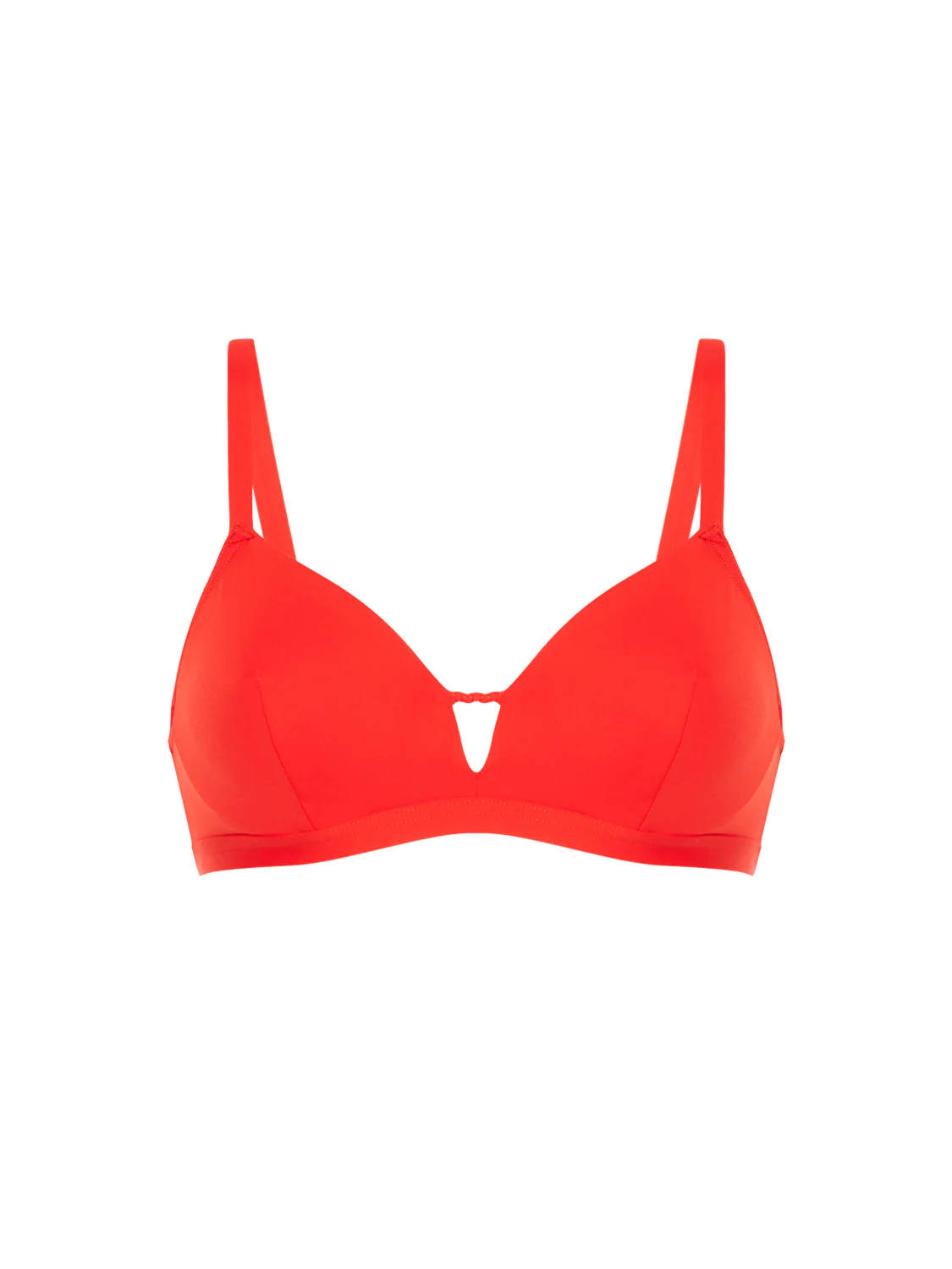 Haut de maillot de bain triangle avec armatures cachées - Orange Grenadier - Image 6