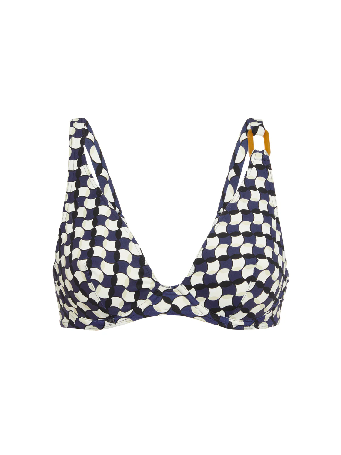 Haut de maillot de bain triangle avec armatures - Imprimé sailling - Image 4