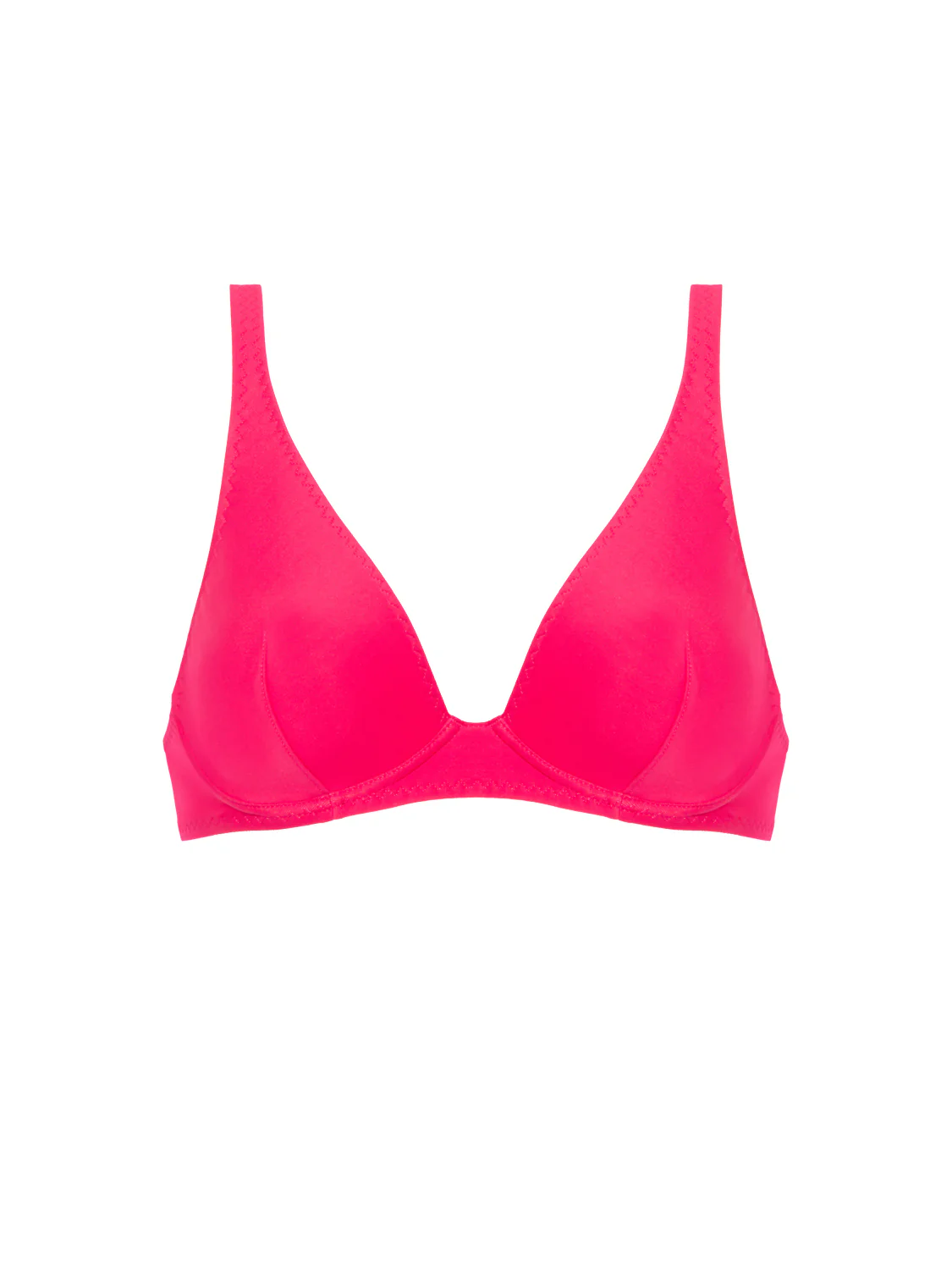 Haut de maillot de bain triangle avec armatures - Lipstick - Image 13