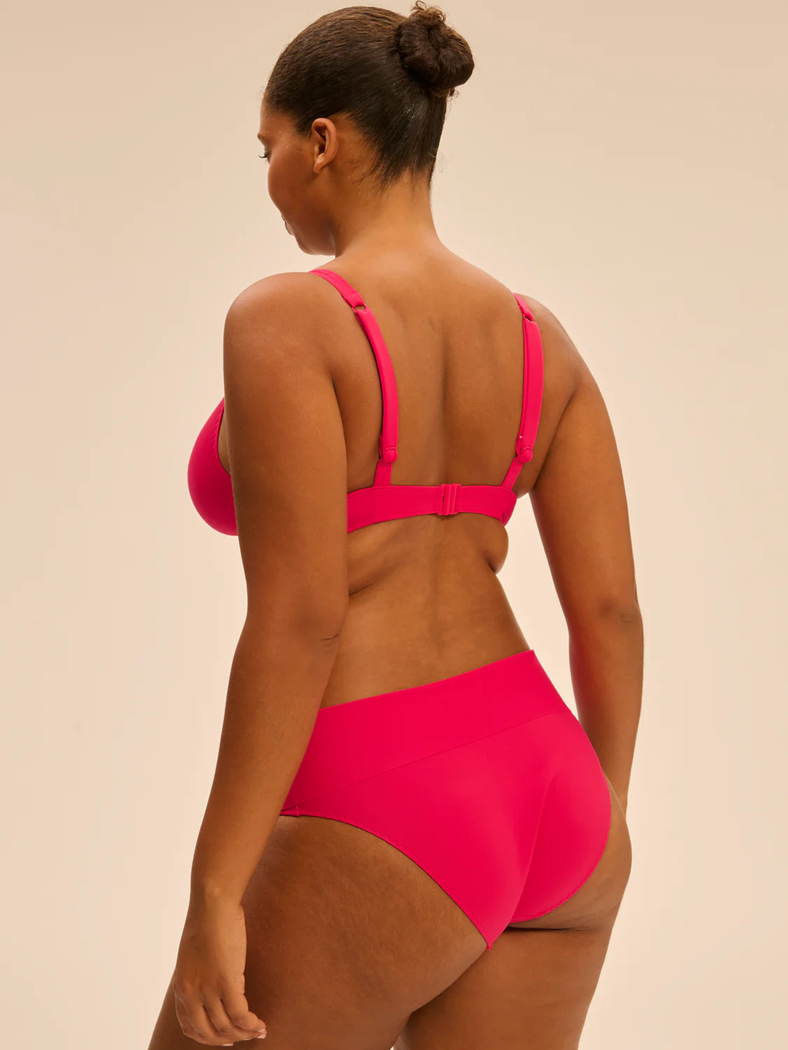 Haut de maillot de bain triangle avec armatures - Lipstick - Image 6