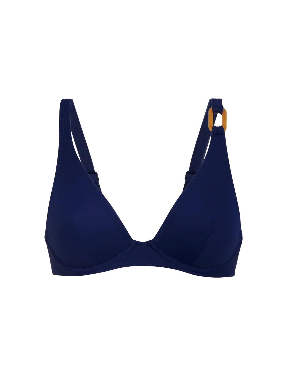 Haut de maillot de bain triangle avec armatures - Marine - Image 7