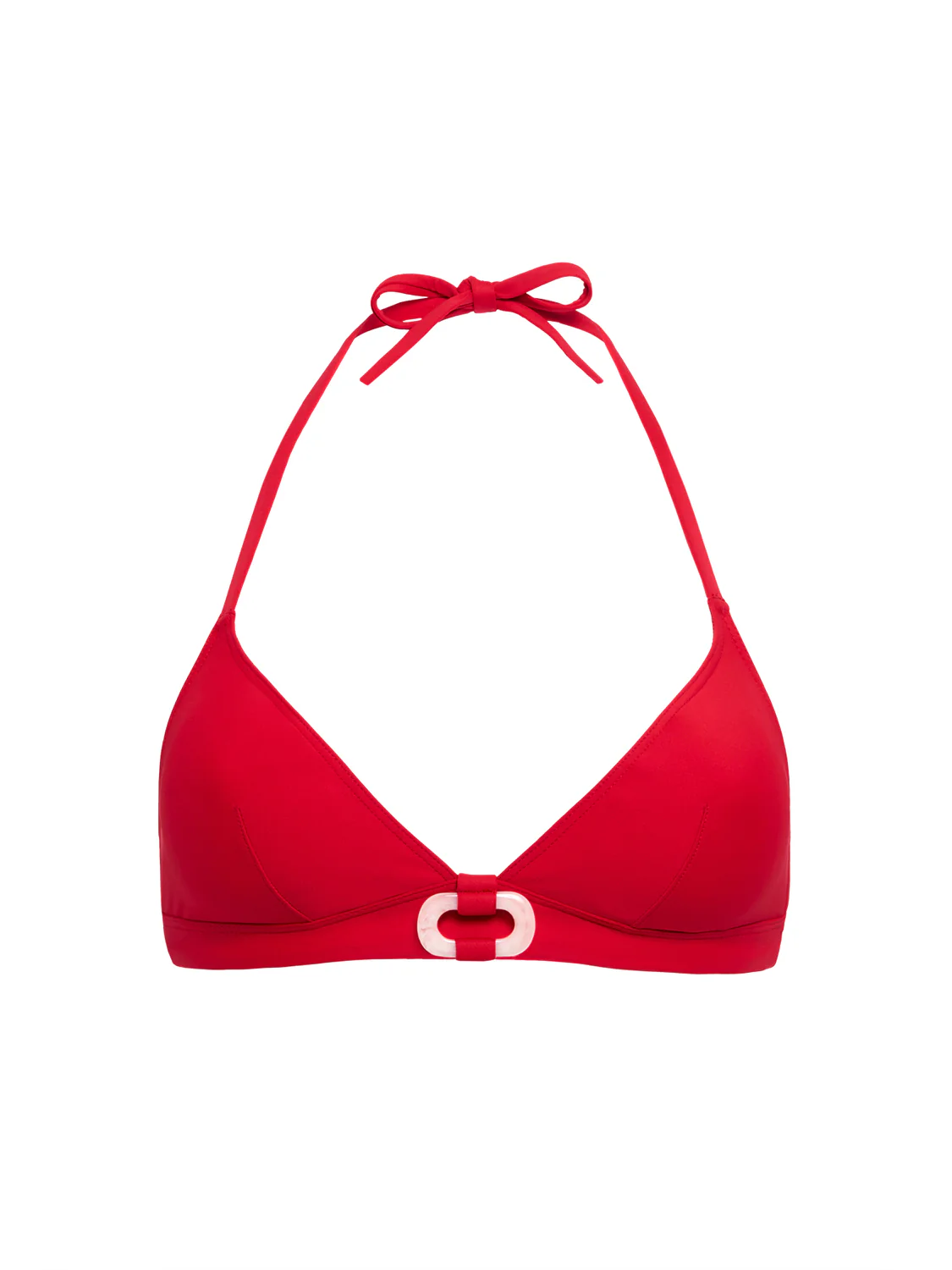 Haut de maillot de bain triangle sans armature - Ecarlate - Image 9