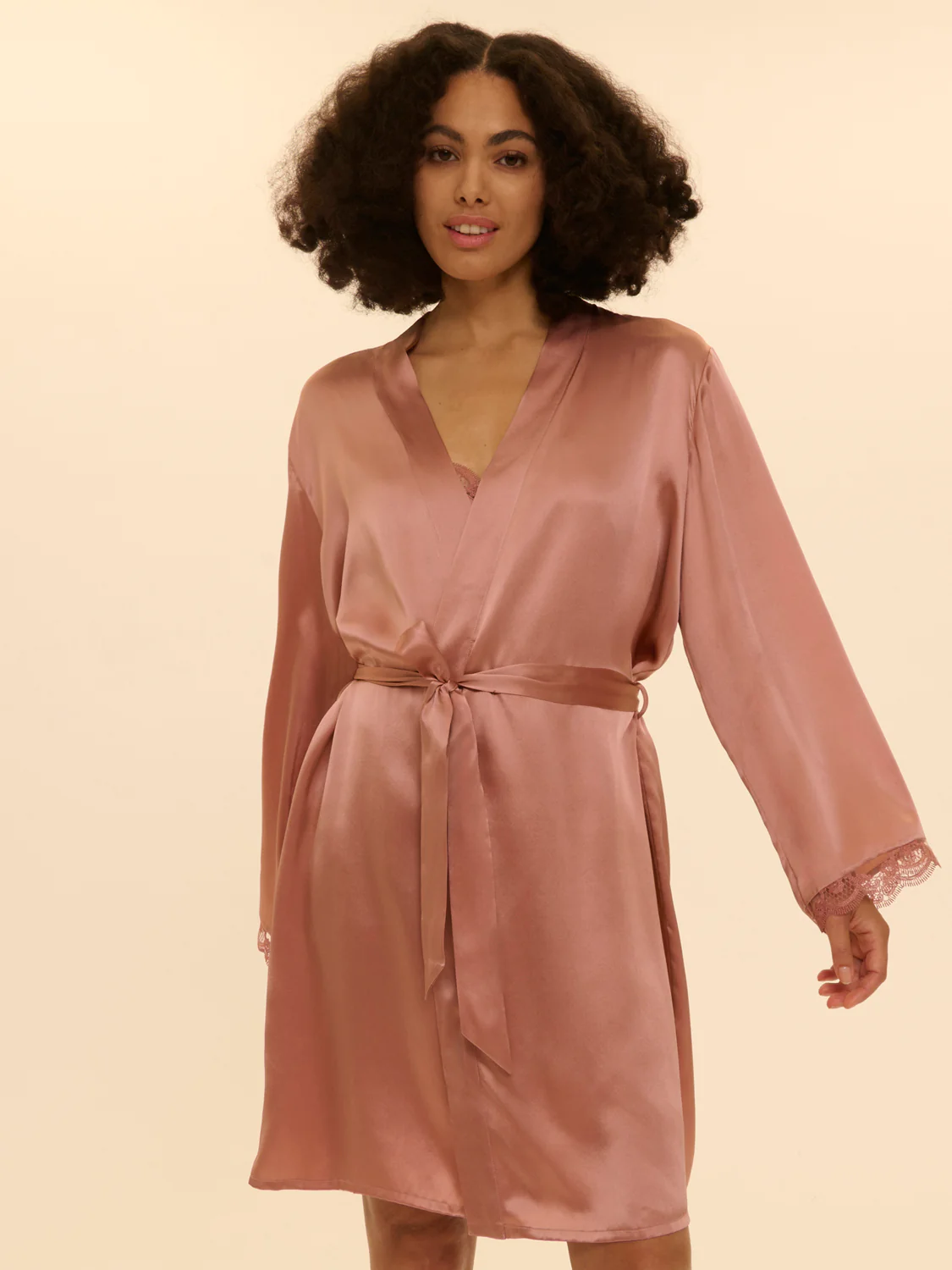 Kimono - Rose Fumé