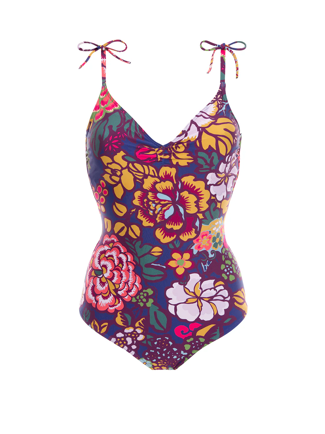 Maillot de bain 1 pièce bonnet mousse sans armature - Imprimé Bloom - Image 7