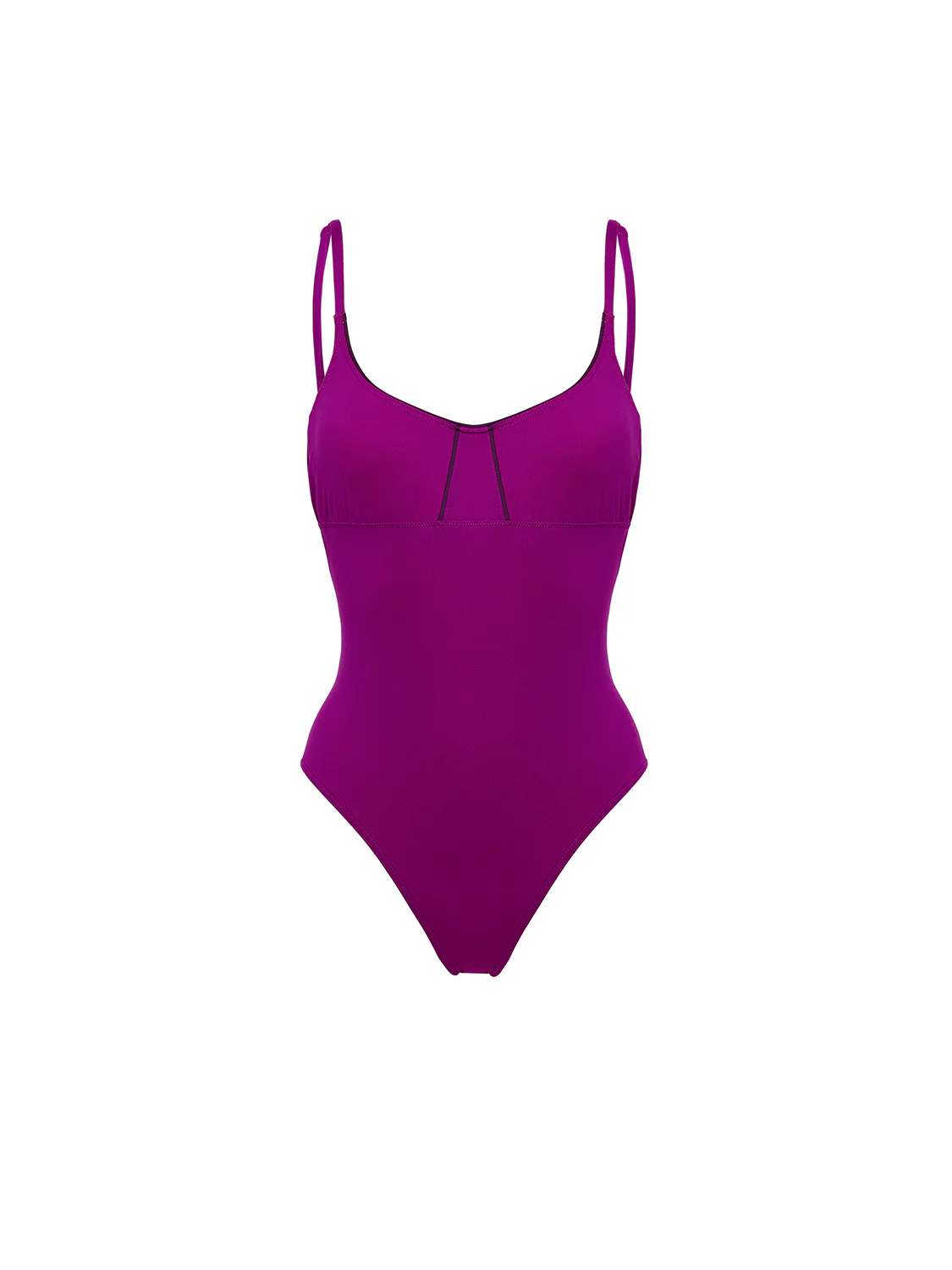 Maillot de bain 1 pièce de bain avec armatures - Bougainvillier - Image 5