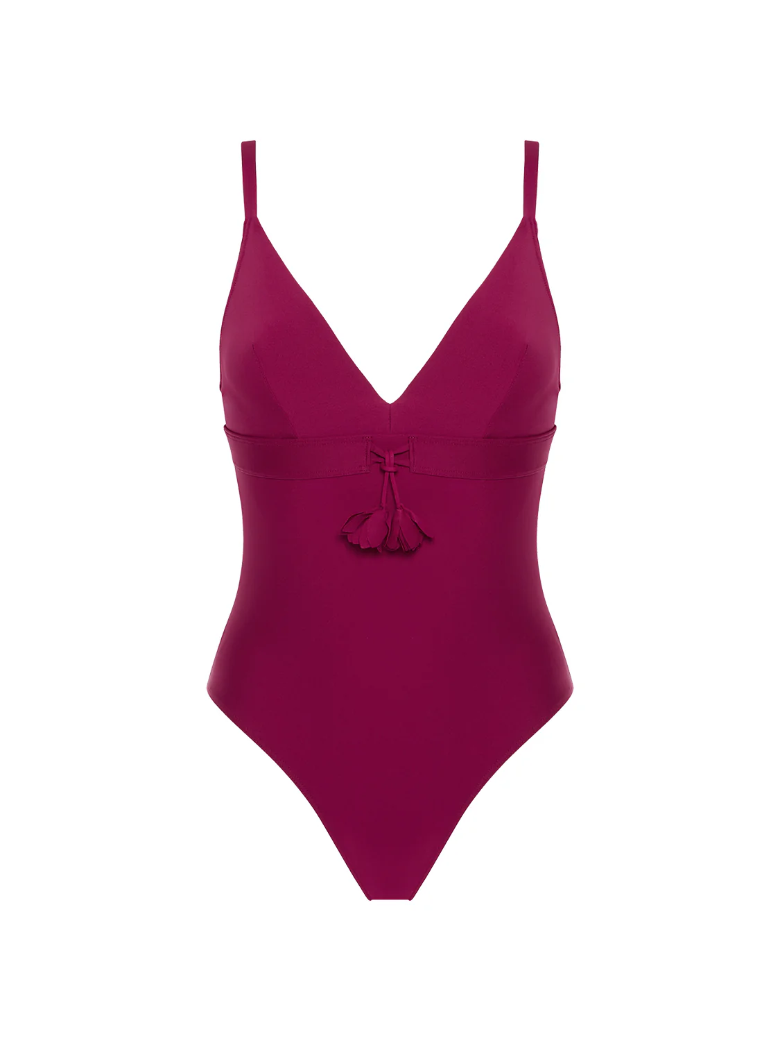 Maillot de bain 1 pièce de bain avec armatures cachées - Cassis - Image 13