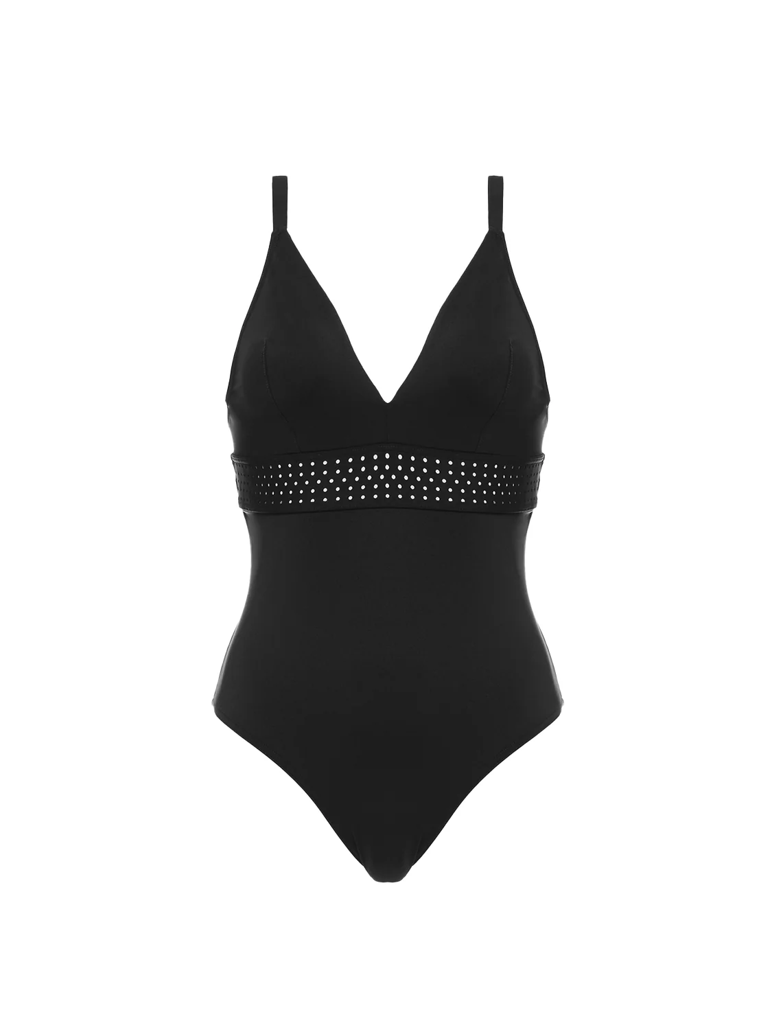 Maillot de bain 1 pièce de bain avec armatures cachées - Noir - Image 6