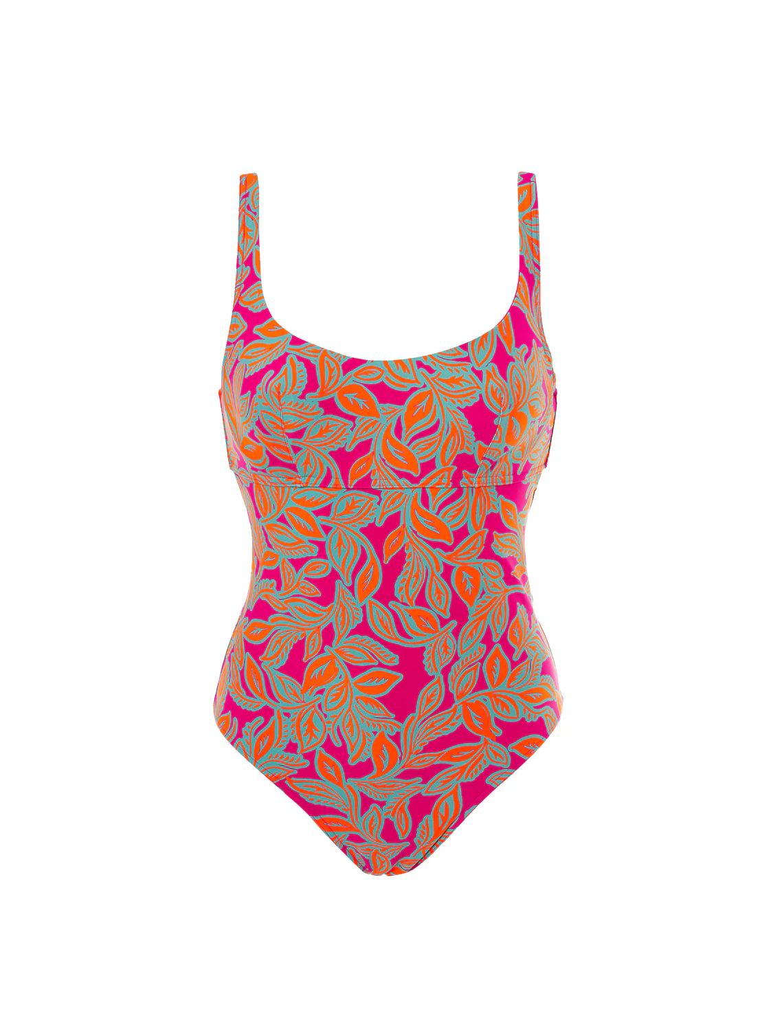 Maillot de bain 1 pièce de bain avec armatures - Imprimé Rose Ménara - Image 3