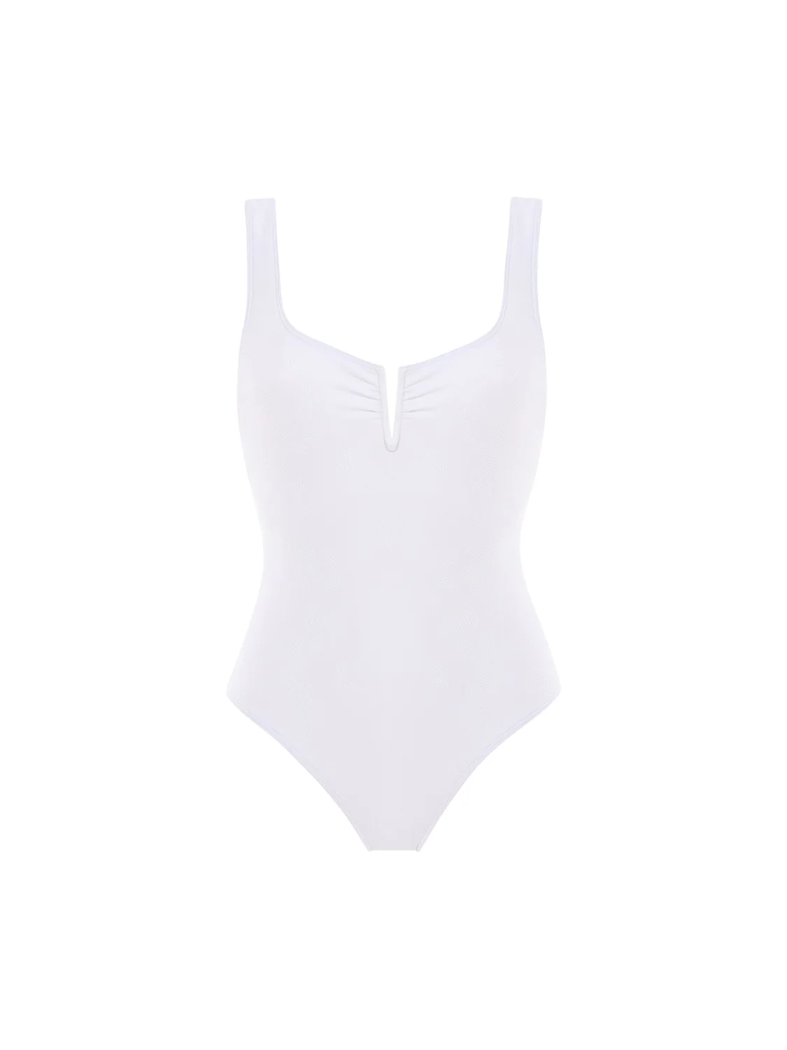Maillot de bain 1 pièce sans armature - Blanc - Image 7