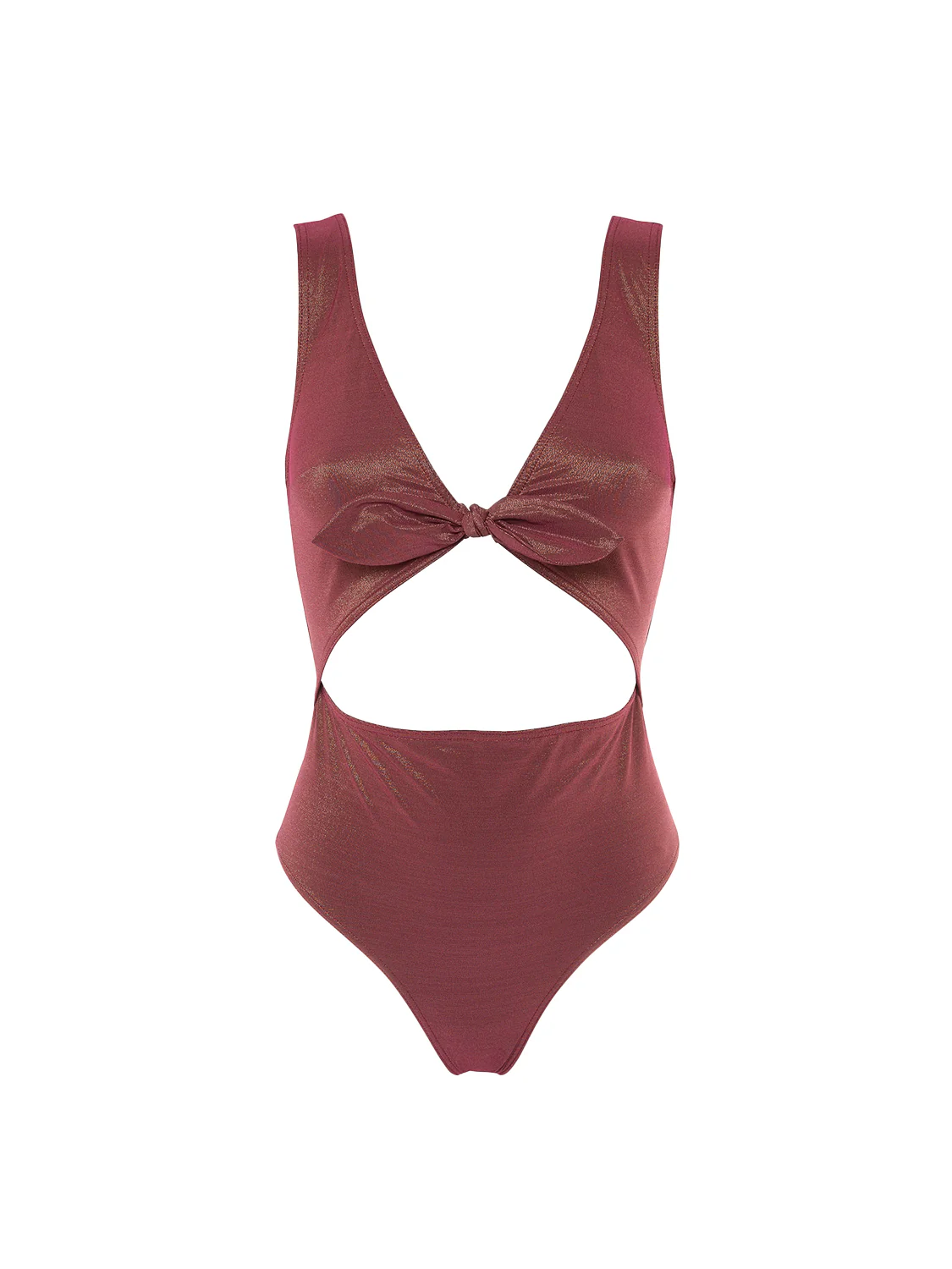 Maillot de bain 1 pièce sans armature - Lurex Dark Purple - Image 3