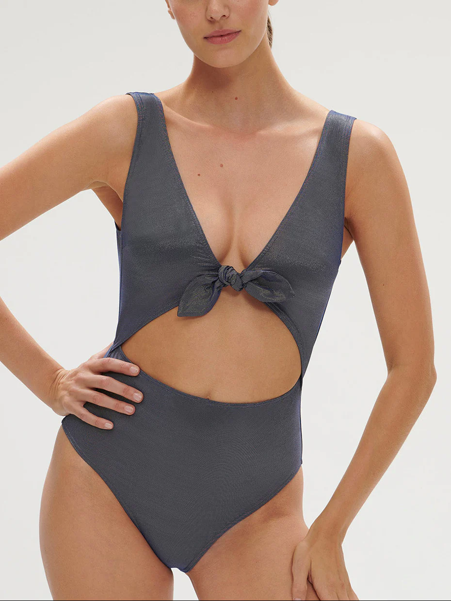Maillot de bain 1 pièce sans armature - Lurex Midnight