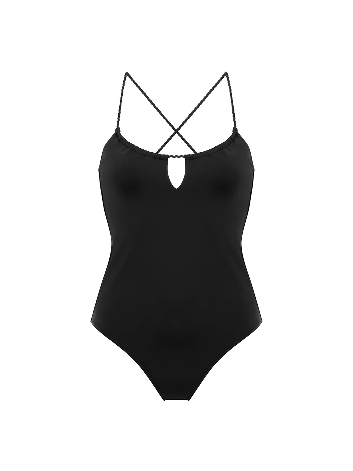 Maillot de bain 1 pièce sans armature - Noir - Image 8