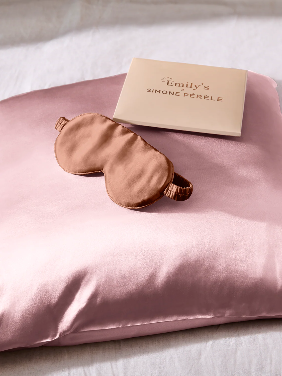 Masque de sommeil pure soie de mûrier - Macchiato - Image 3