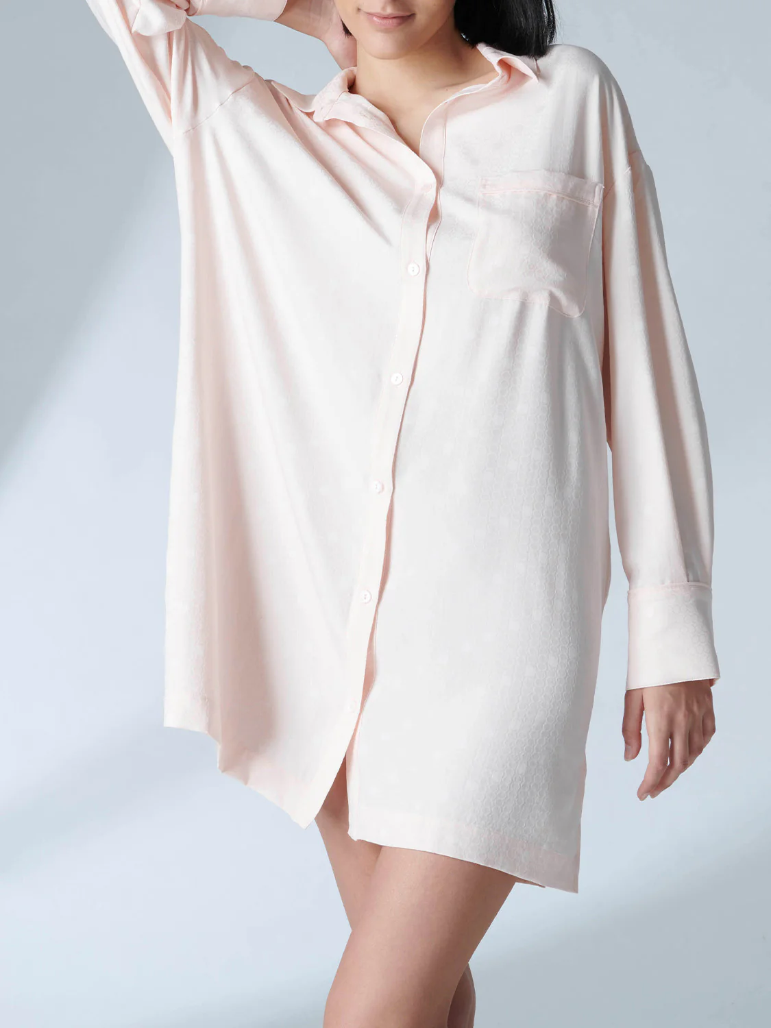 Nuisette manches longues - Rose pop - Image 2