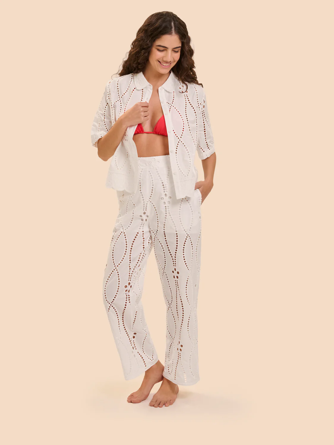 Pantalon - Blanc - Image 4