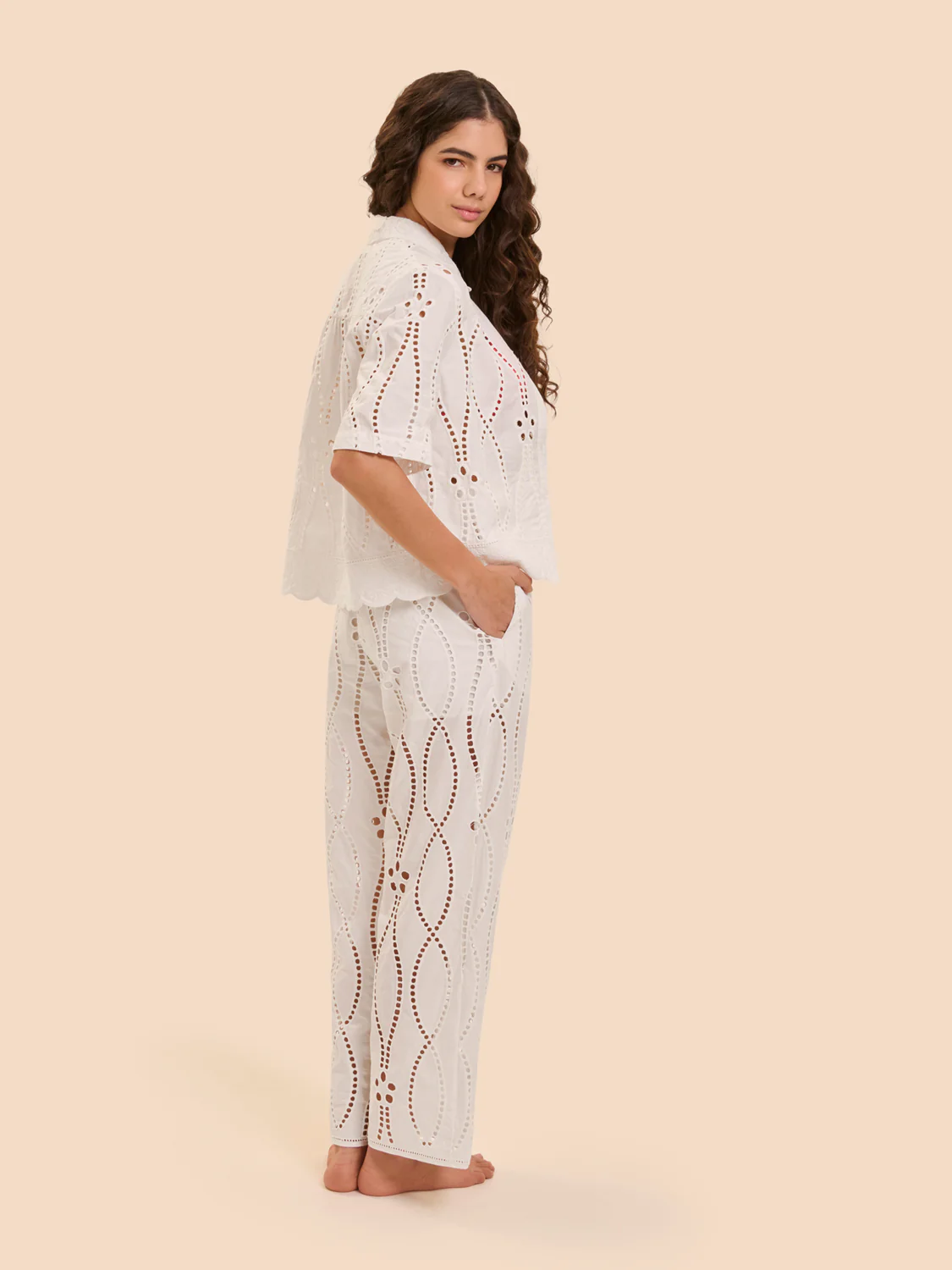 Pantalon - Blanc - Image 5