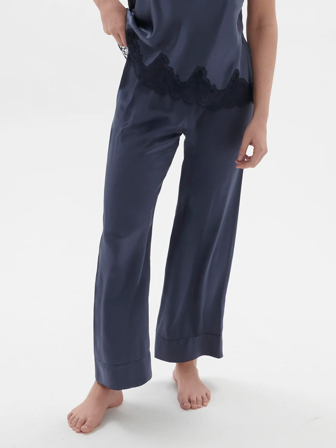 Pantalon - Bleu Cendre - Image 3