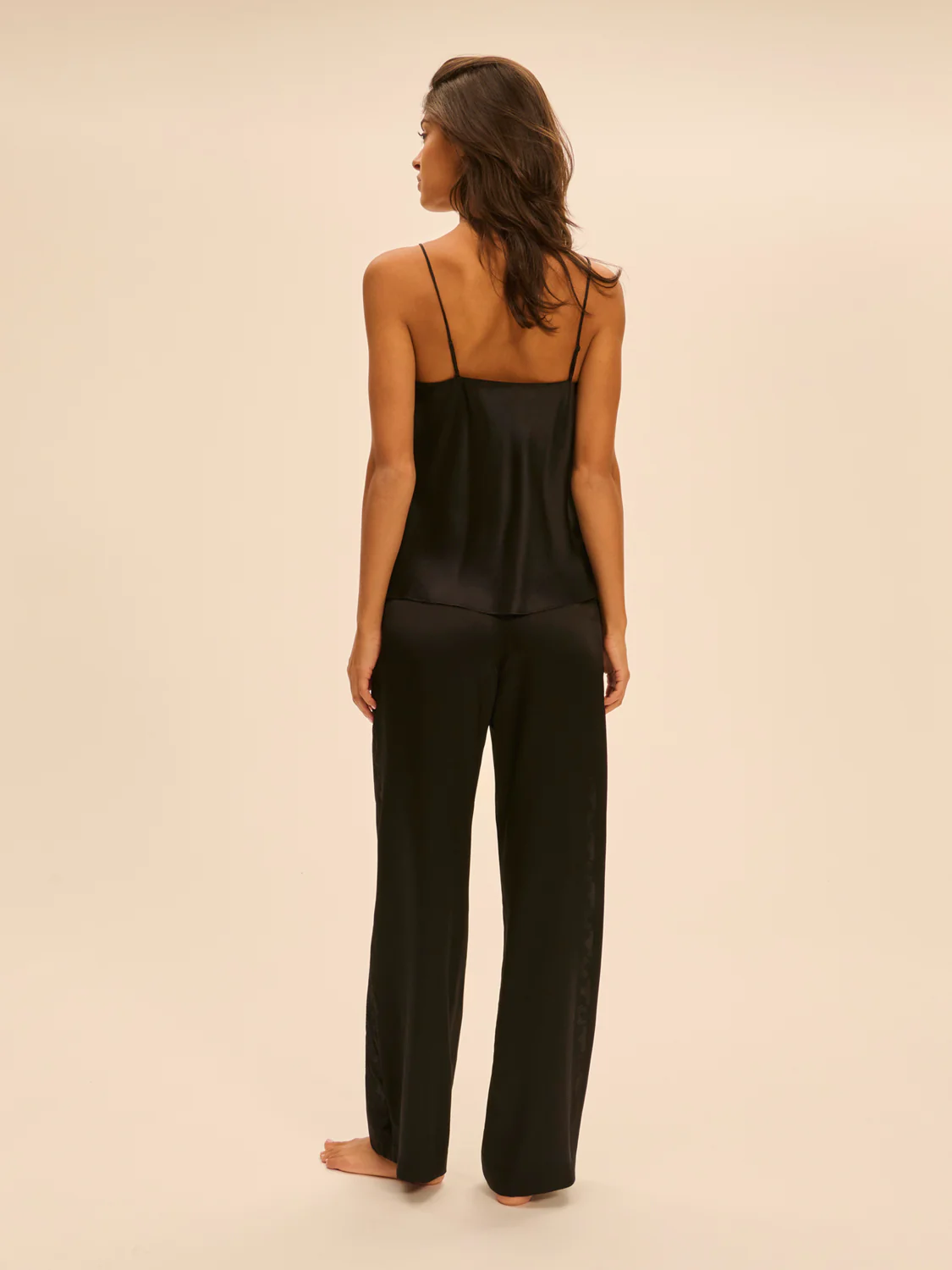 Pantalon broderie - Noir - Image 6