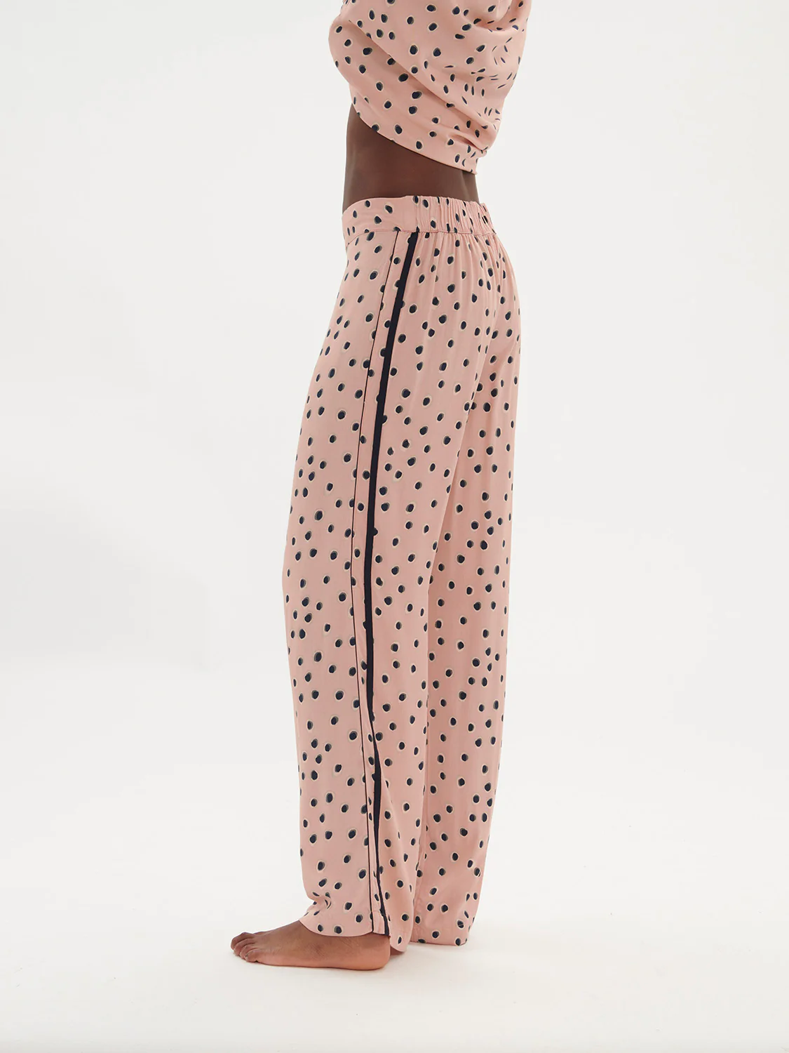 Pantalon - Imprimé Rose Encens - Image 3