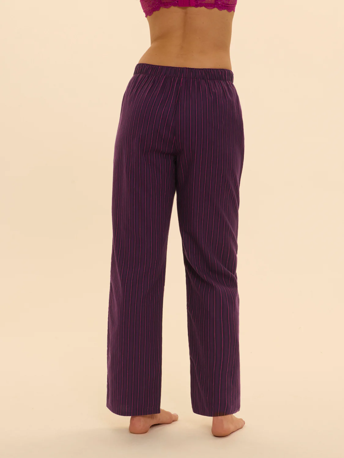 Pantalon - Rayures Bleu - Image 3