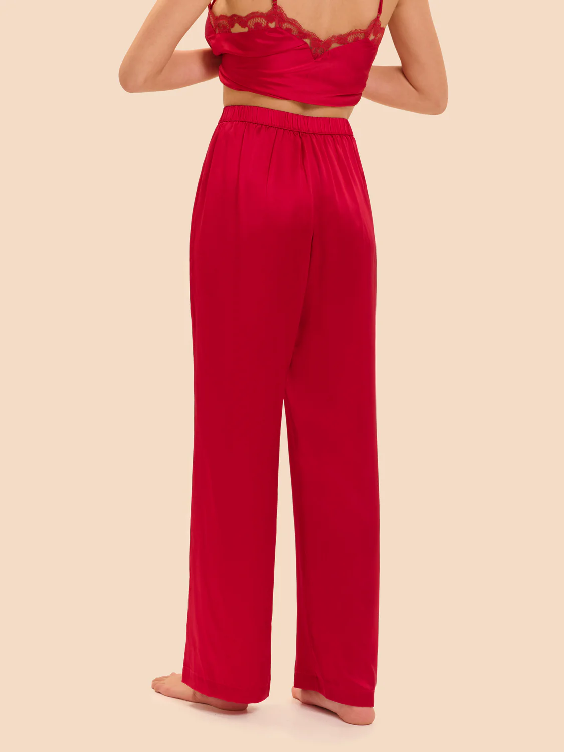 Pantalon - Rouge Opéra - Image 2