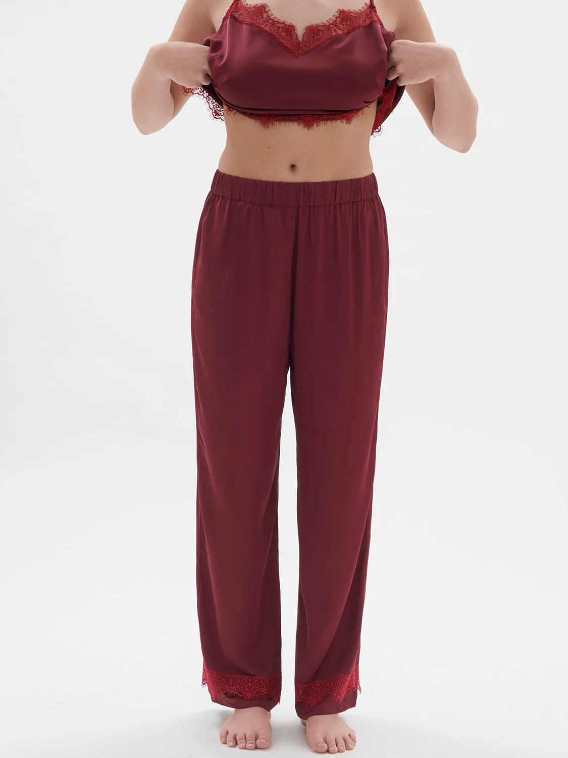 Pantalon - Rouge Spinelle - Image 3