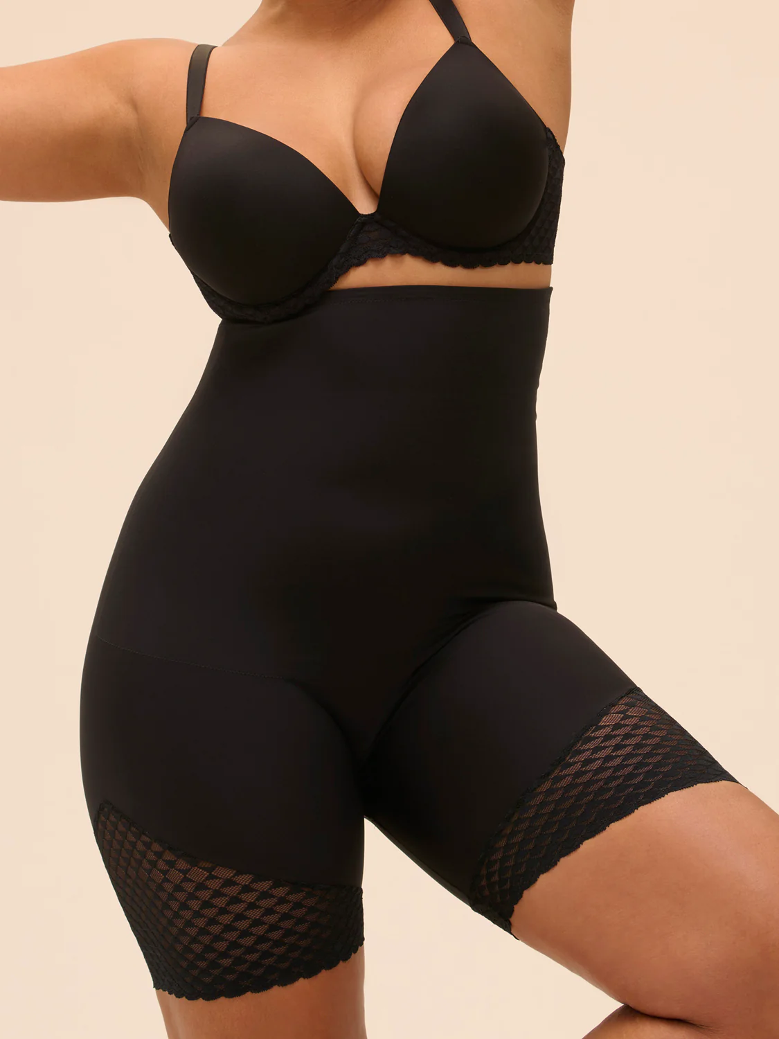 Panty haut gainant - Noir - Image 7