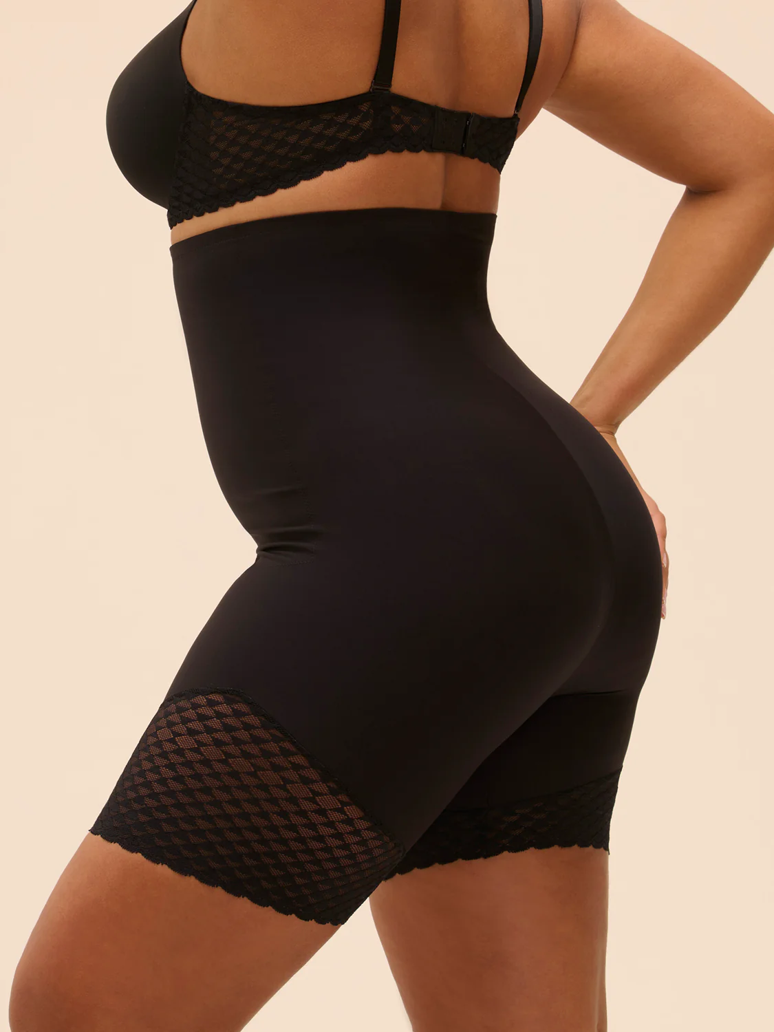 Panty haut gainant - Noir - Image 8