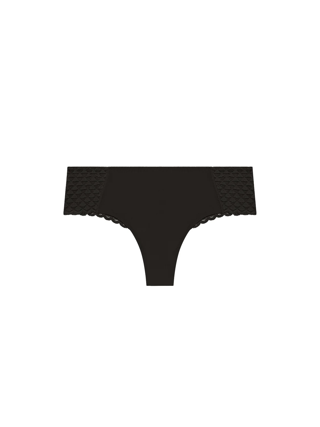 Shorty échancré - Noir - Image 11