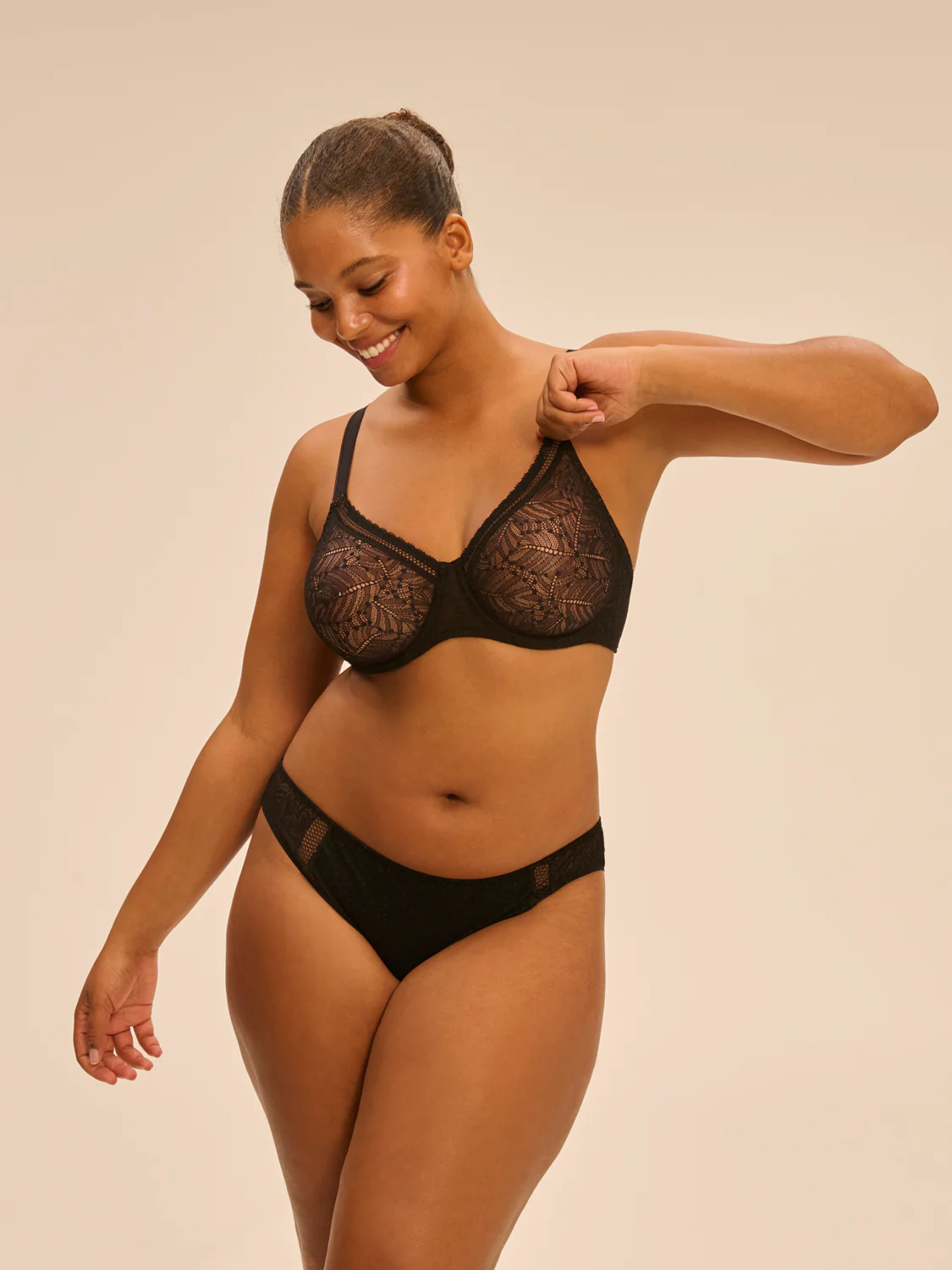 Culotte menstruelle Comète flux moyen - Noir - Image 11