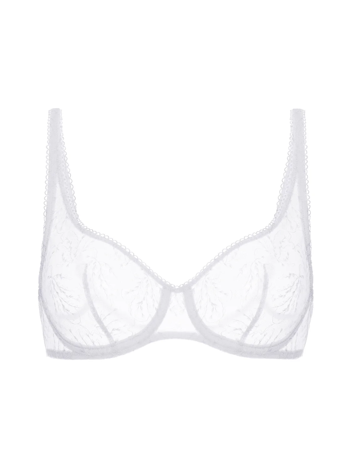 Soutien-gorge armatures décolleté galbé - Blanc - Image 3