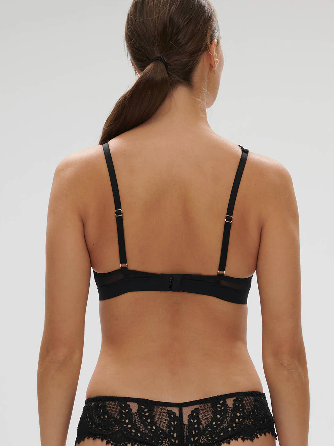 Soutien-gorge armatures - Noir - Image 3