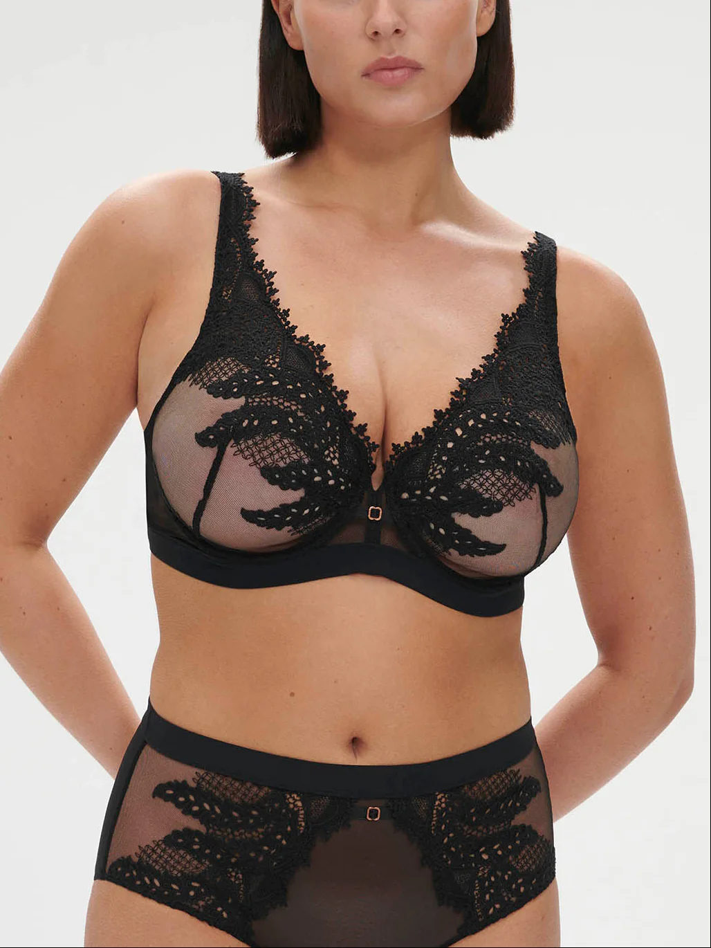 Soutien-gorge armatures - Noir - Image 4