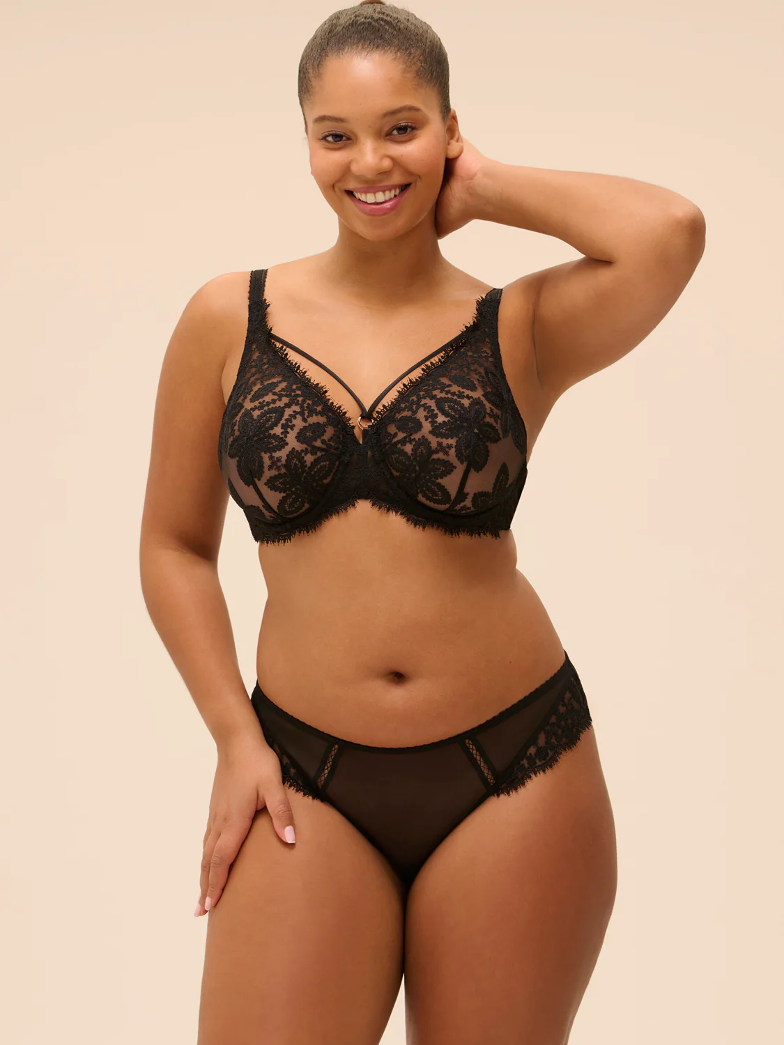 Soutien-gorge armatures - Noir - Image 15