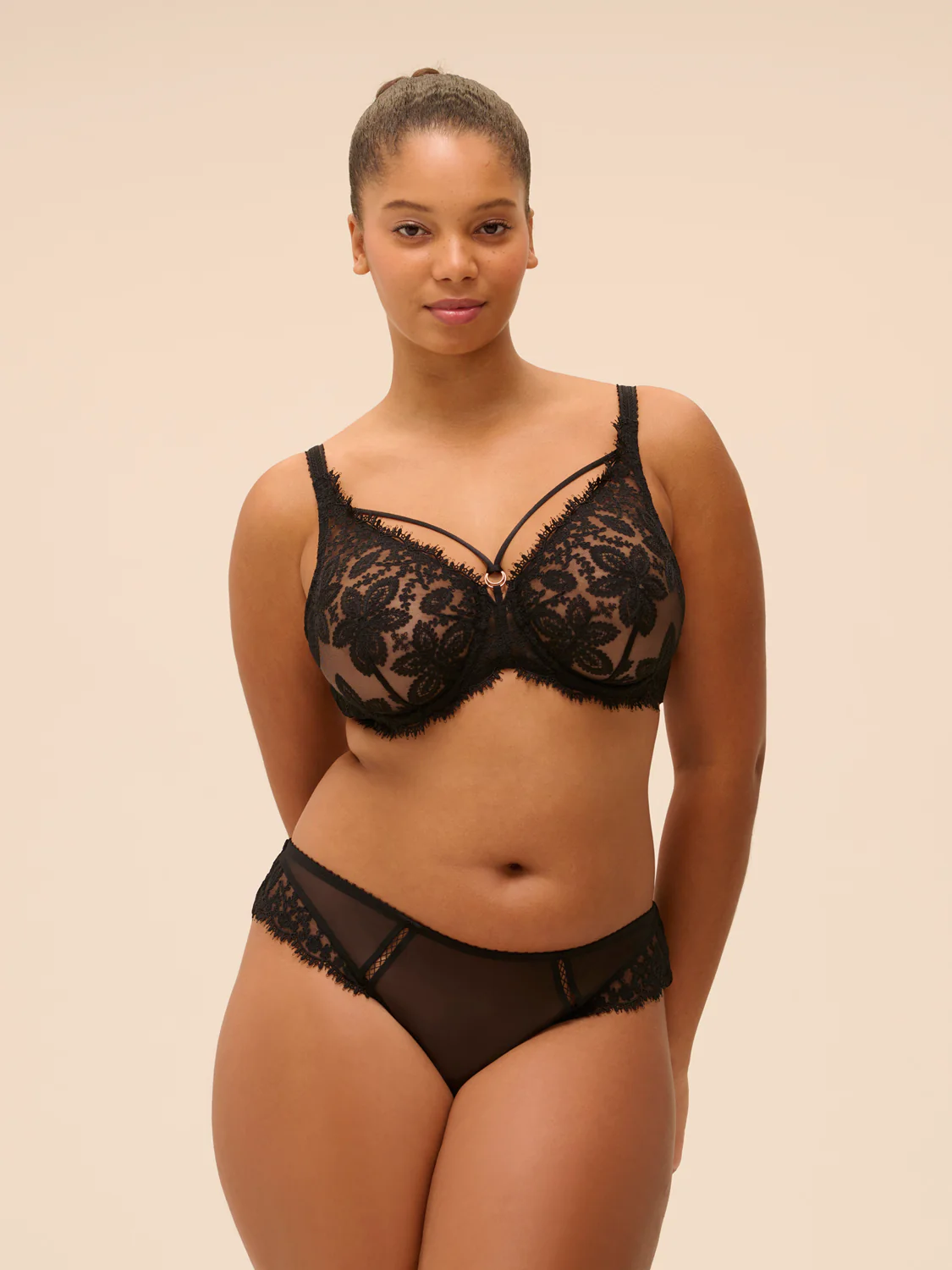 Soutien-gorge armatures - Noir - Image 16
