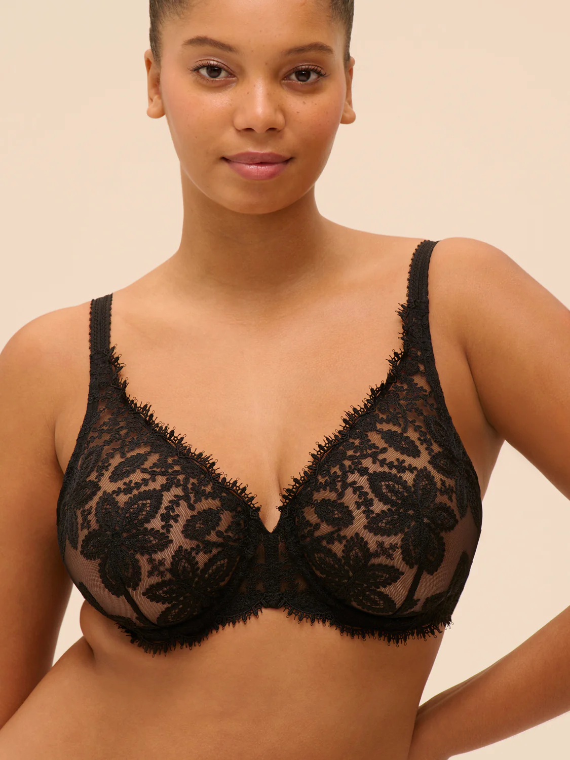 Soutien-gorge armatures - Noir - Image 19