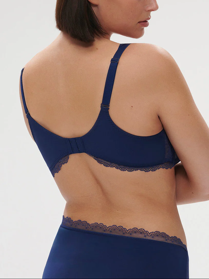 Soutien-gorge avec armature décolleté carré - Midnight - Image 2