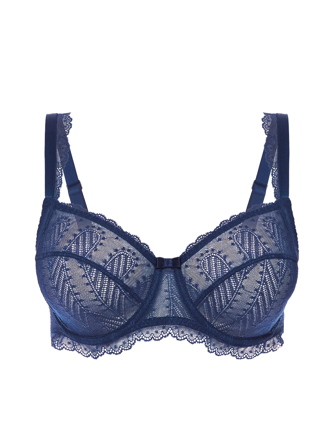 Soutien-gorge avec armature décolleté carré - Midnight - Image 3