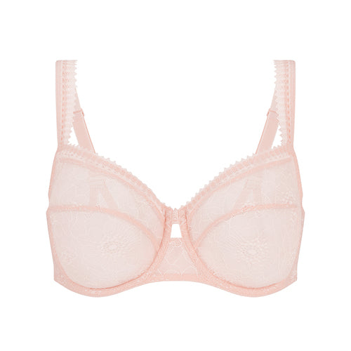 Soutien-gorge avec armature decollete carre - Poudre pétale - Image 7