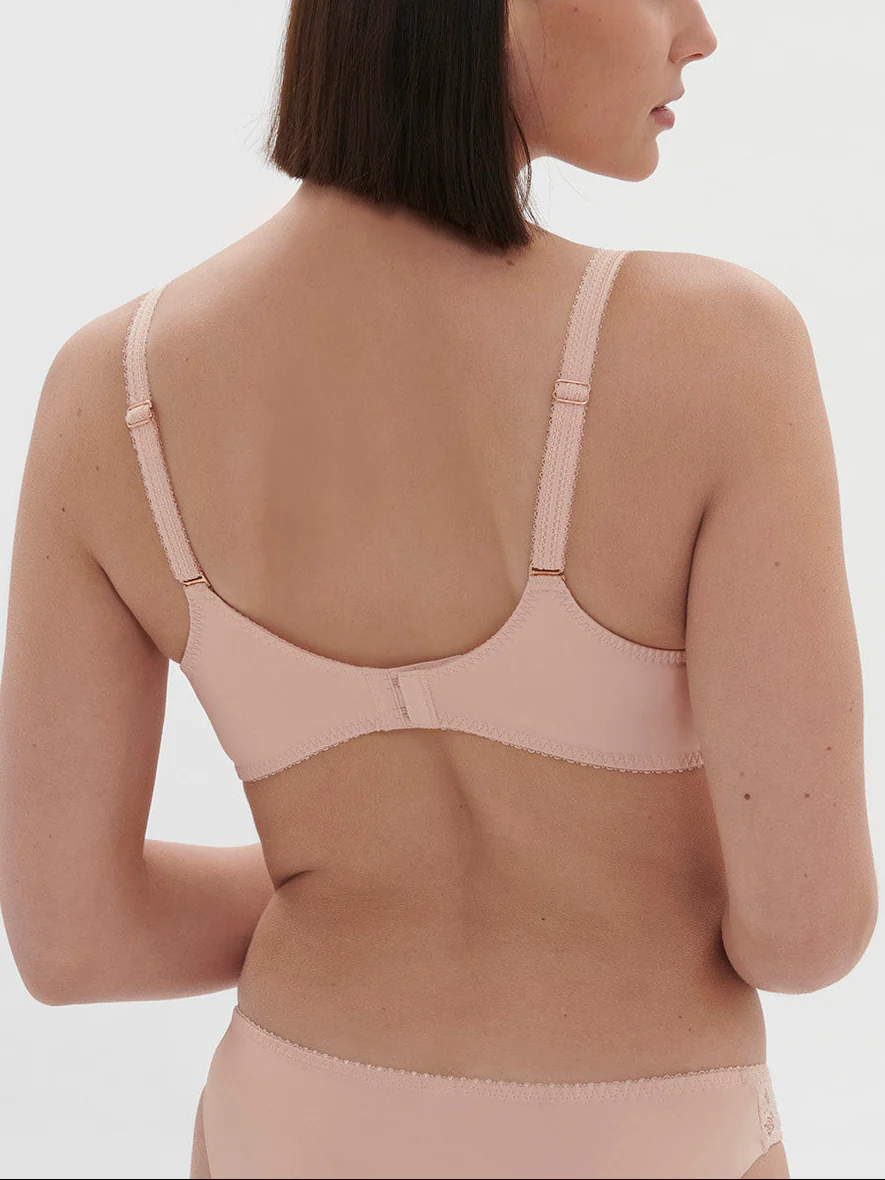Soutien-gorge avec armature décolleté carré - Rose Ballet - Image 3
