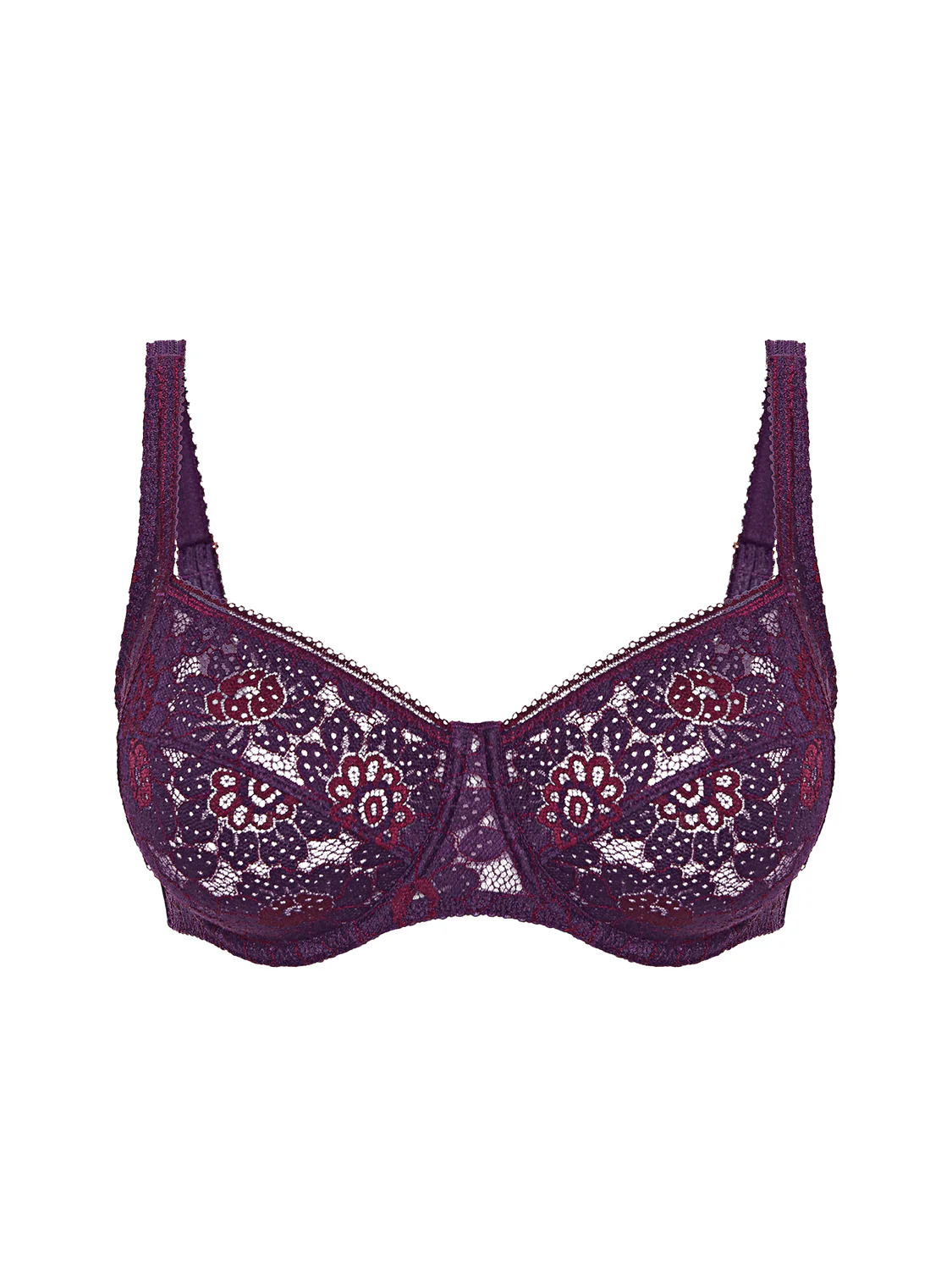 Soutien-gorge avec armature décolleté carré - Violet Euphoria - Image 4