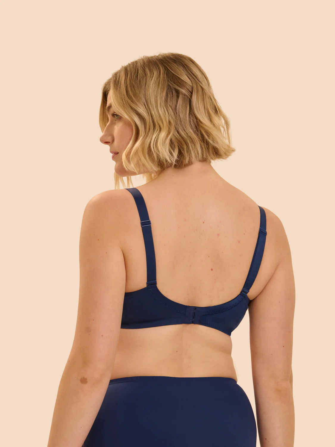 Soutien-gorge avec armature décolleté plongeant - Bleu Rainbow - Image 2