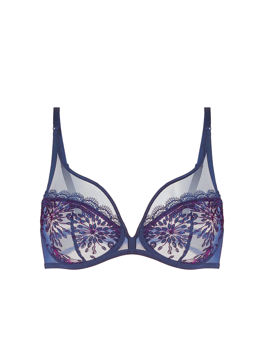 Soutien-gorge avec armature décolleté plongeant - Midnight - Image 5