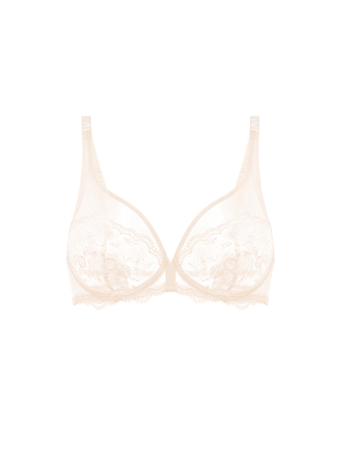 Soutien-gorge avec armature décolleté plongeant - Rose sakura - Image 12