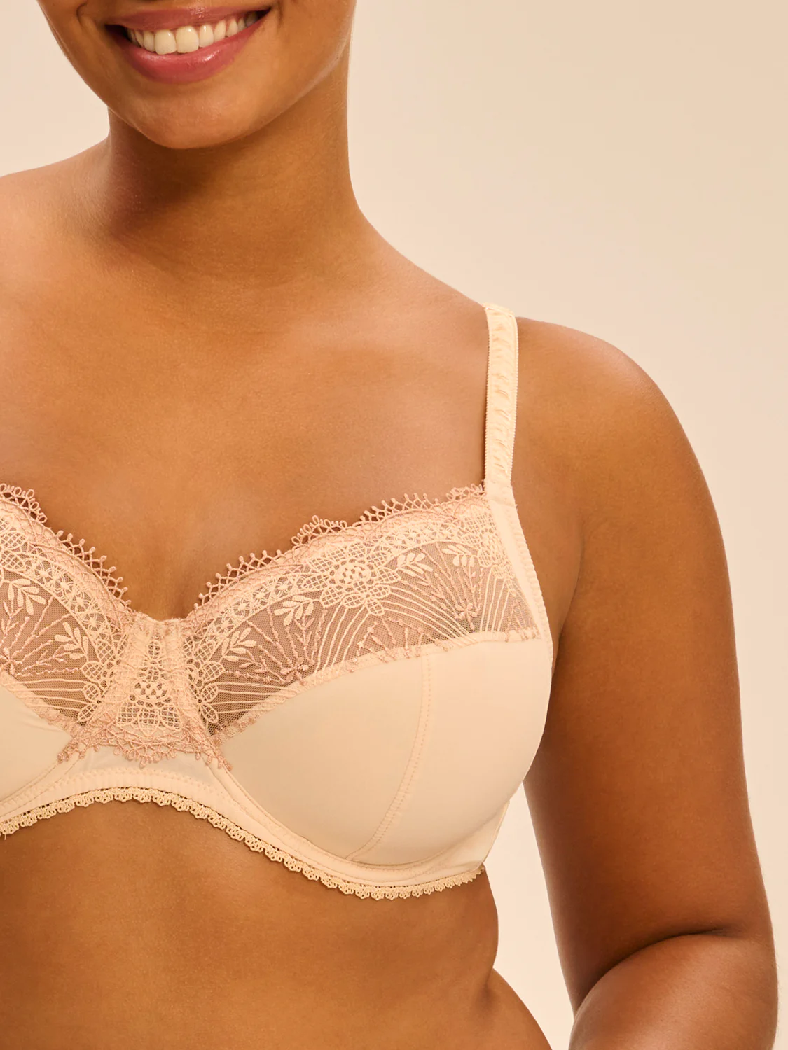 Soutien-gorge avec armature emboitant - Beige Chic - Image 2