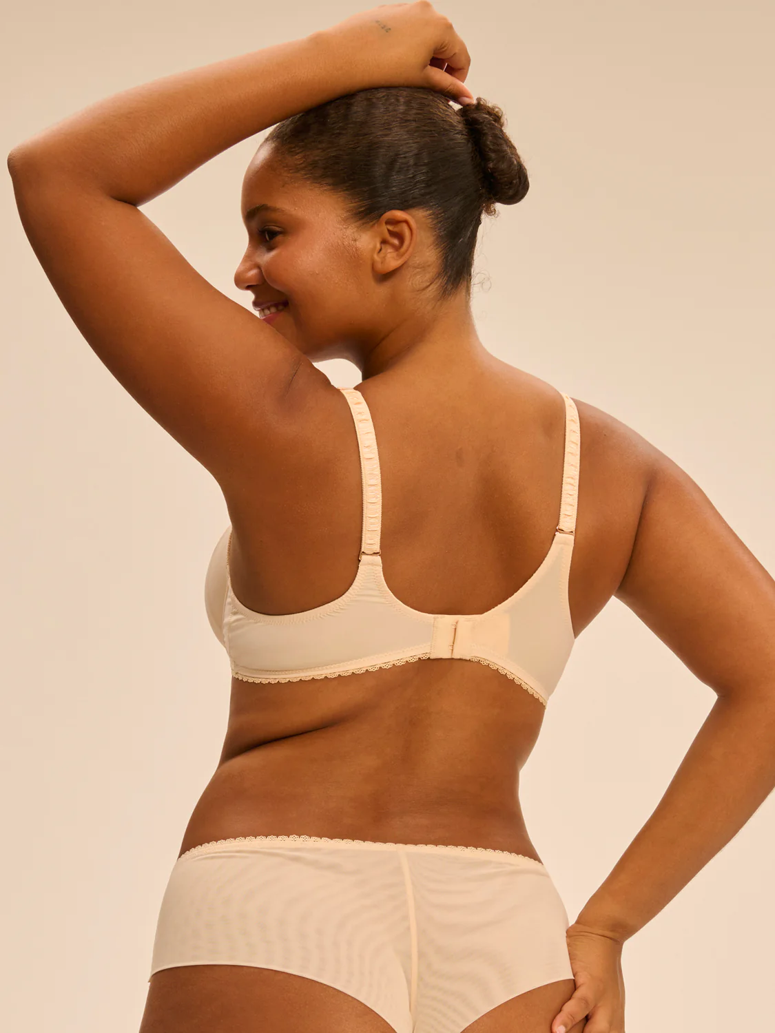 Soutien-gorge avec armature emboitant - Beige Chic - Image 3