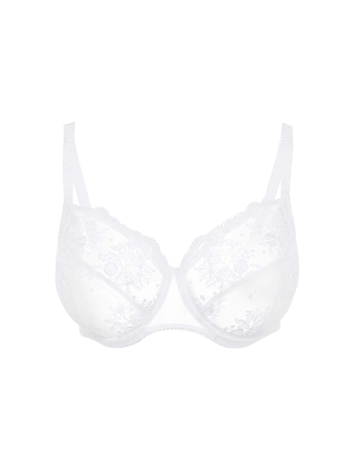 Soutien-gorge avec armature emboitant - Blanc - Image 5